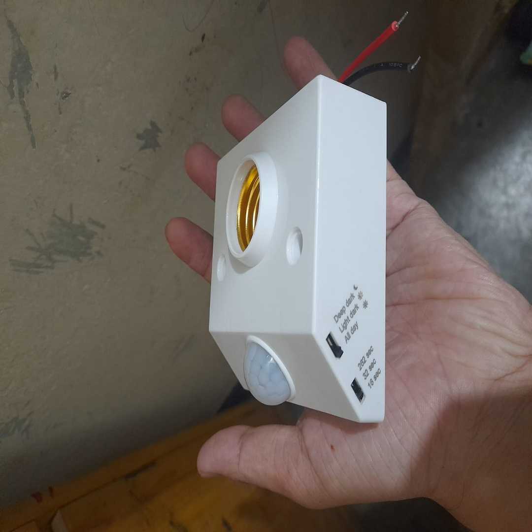 PIR,Infrared,Motion,Sensor,LED,Light,Lamp,Holder,Control,Switch(E27,And,B22)