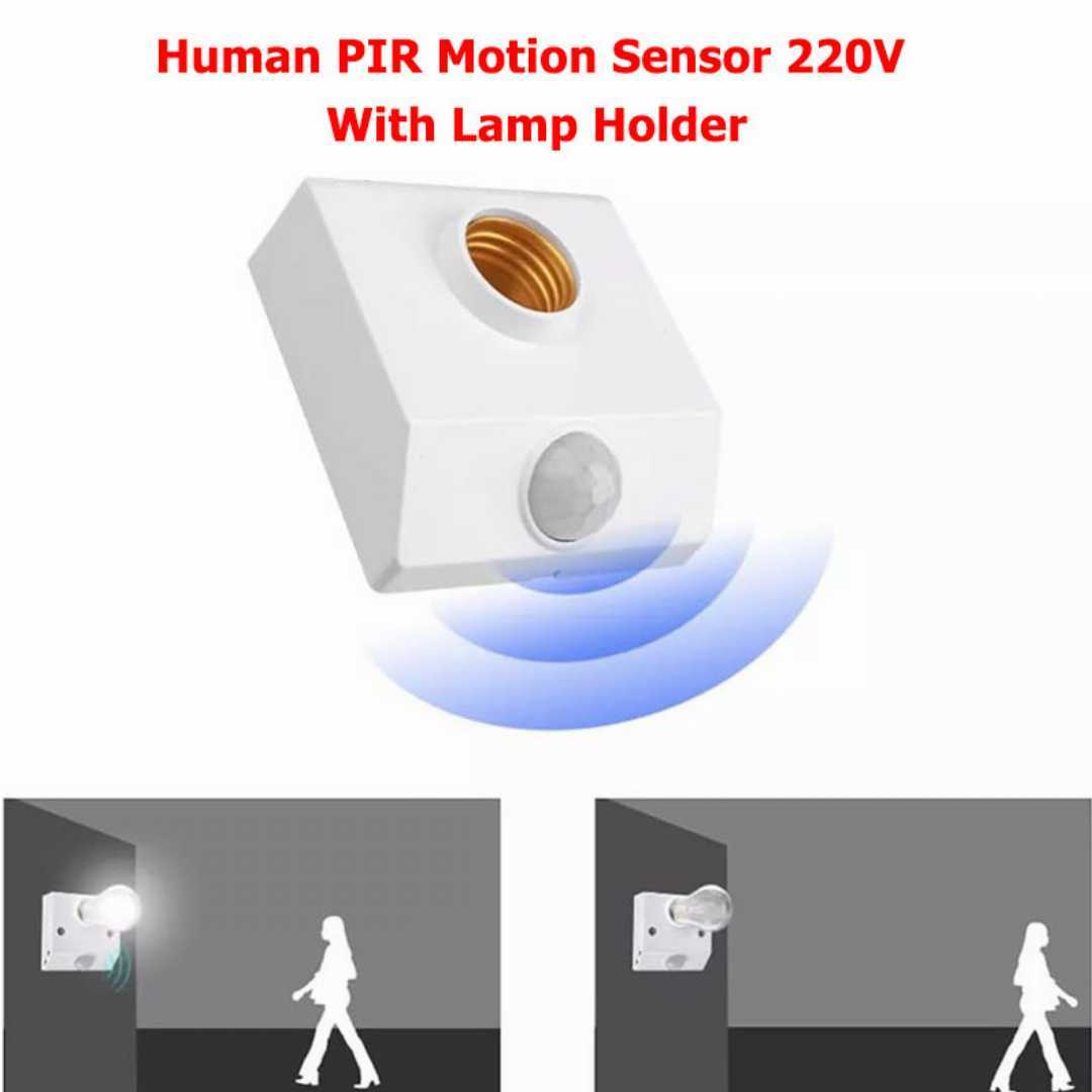 B22,to,E27,Plug,360,Degree,PIR,Motion,Sensor,Motion,Detection,Sensor,Light,Bulb,Socket,Base,Holder