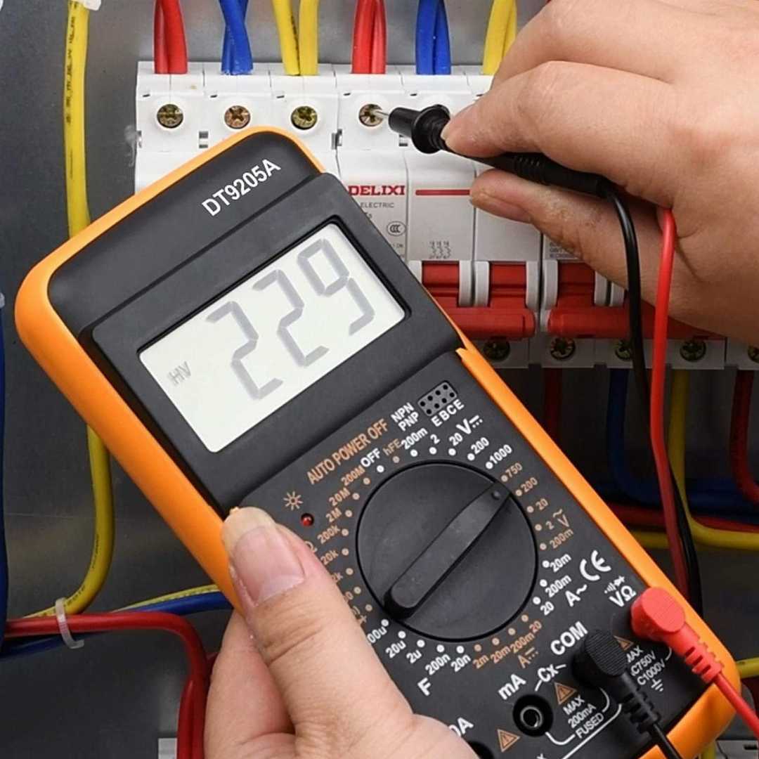 Digital,Multimeter,,Handheld,Digital,Multimeter,LCD,Backlight,Portable,AC/DC,Ammeter,Voltmeter,Ohm,Voltage,Tester,Meter,Multimeter,with,Wire