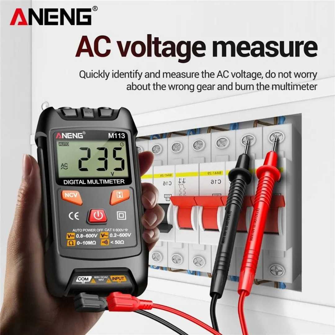 Digital,Multimeter,,Handheld,Digital,Multimeter,LCD,Backlight,Portable,AC/DC,Ammeter,Voltmeter,Ohm,Voltage,Tester,Meter,Multimeter,with,Wire