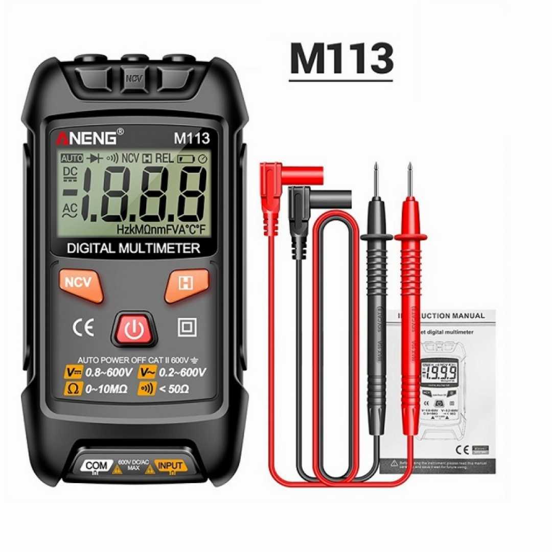 Digital,Multimeter,,Handheld,Digital,Multimeter,LCD,Backlight,Portable,AC/DC,Ammeter,Voltmeter,Ohm,Voltage,Tester,Meter,Multimeter,with,Wire