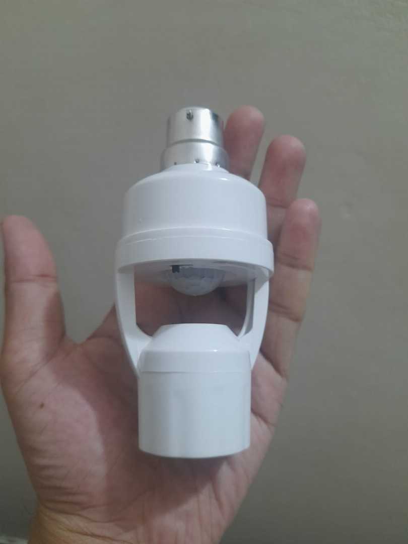 PIR,Infrared,Motion,Sensor,LED,Light,Lamp,Holder,Control,Switch(E27,And,B22)