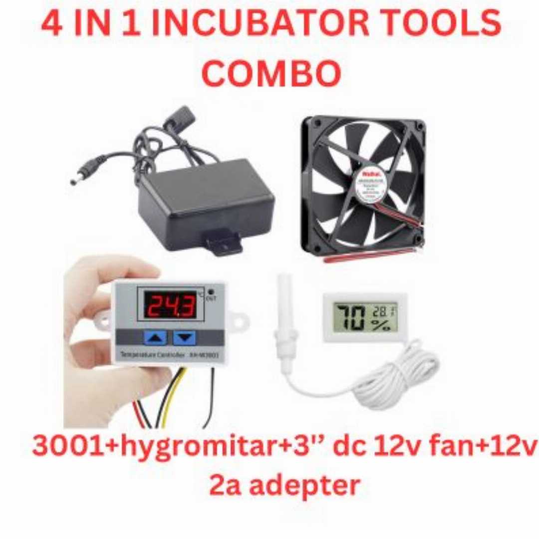 XH-W3001,Temperature,Controller,Combo,Pack,with,Thermometer,Hygrometer,,DC,12V,3