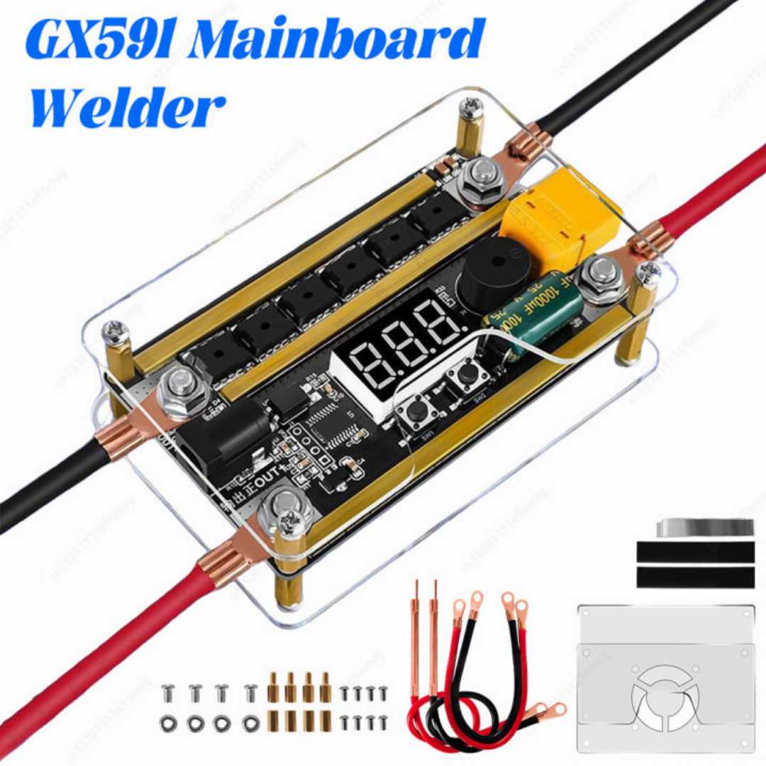 GX591,Lithium,Battery,Spot,Welder,99,Gears,Adjustable,12V,Mainboard,Welder,with,Automatically,Trigger,Welding,for,18650,Battery