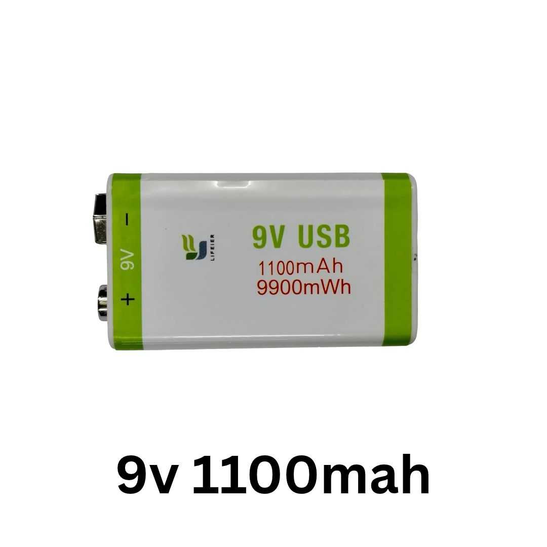 9V,Rechargeable,Battery,USB,Type-C,Eco-Friendly,,Long-Lasting,Power