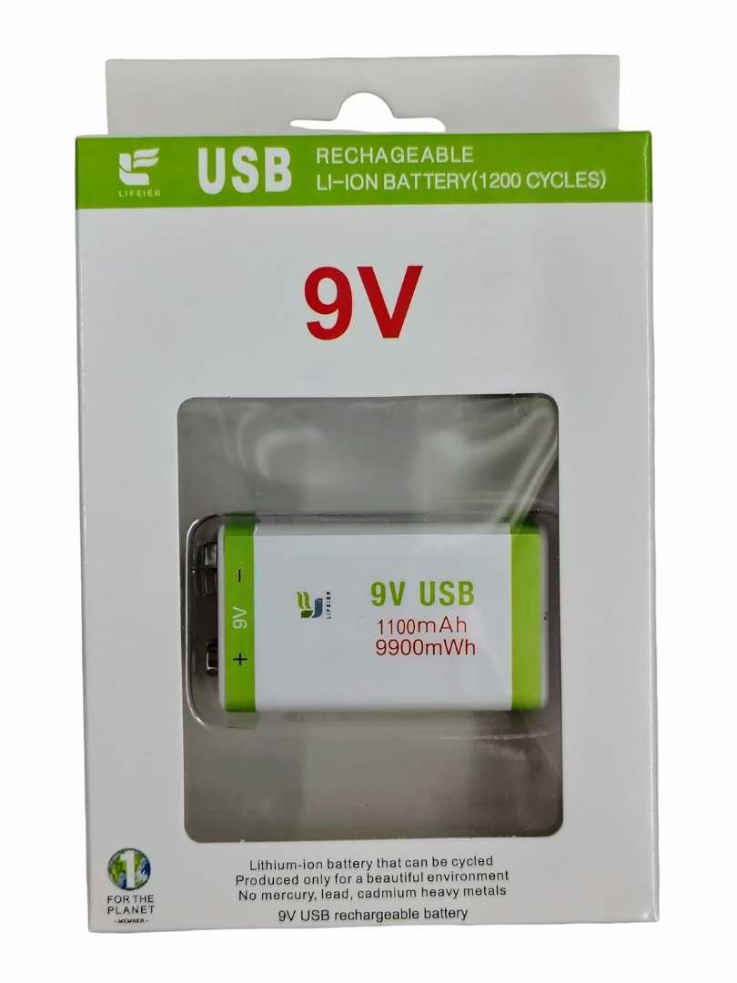 9V,Rechargeable,Battery,USB,Type-C,Eco-Friendly,,Long-Lasting,Power
