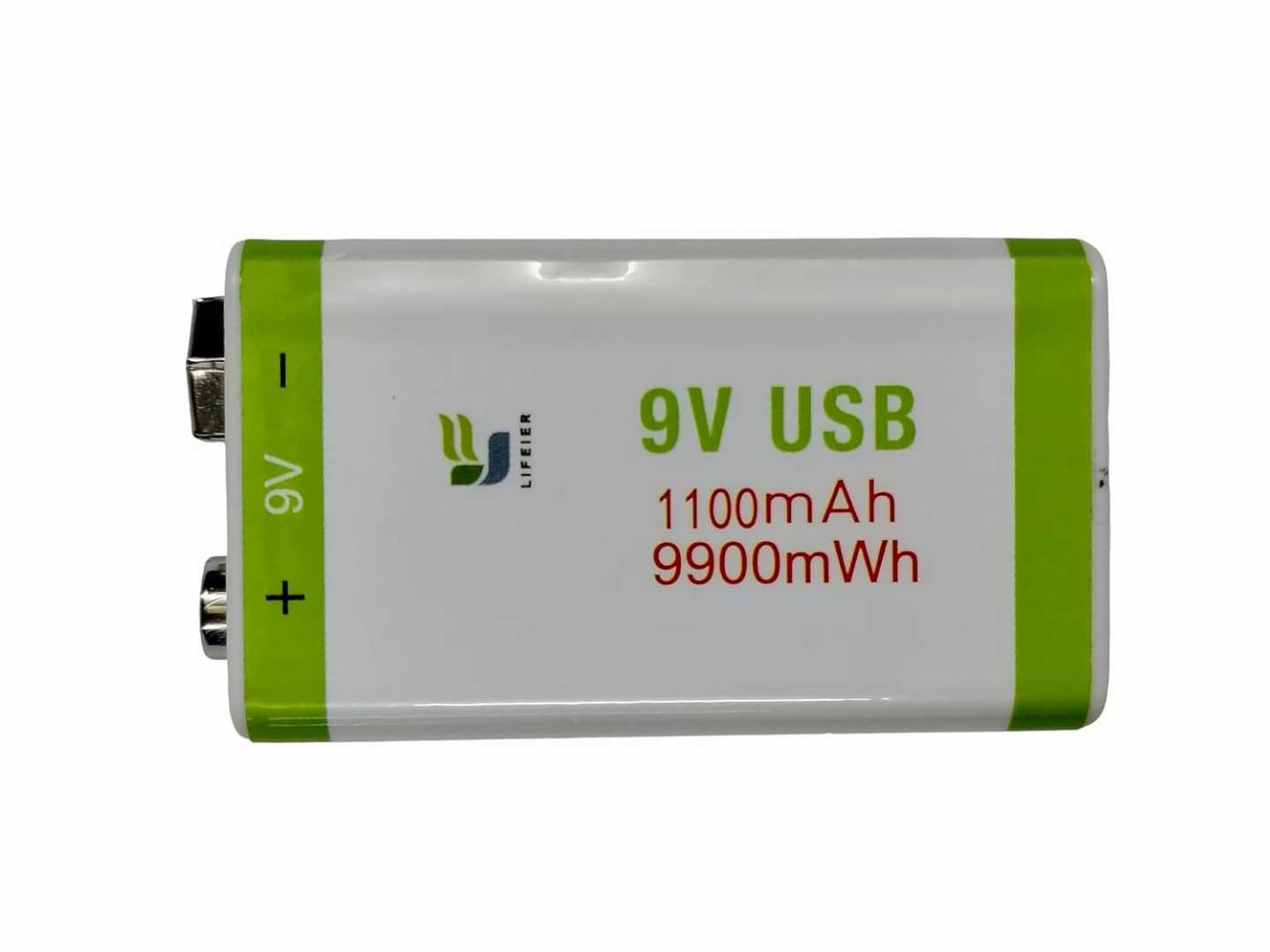 9V,Rechargeable,Battery,USB,Type-C,Eco-Friendly,,Long-Lasting,Power