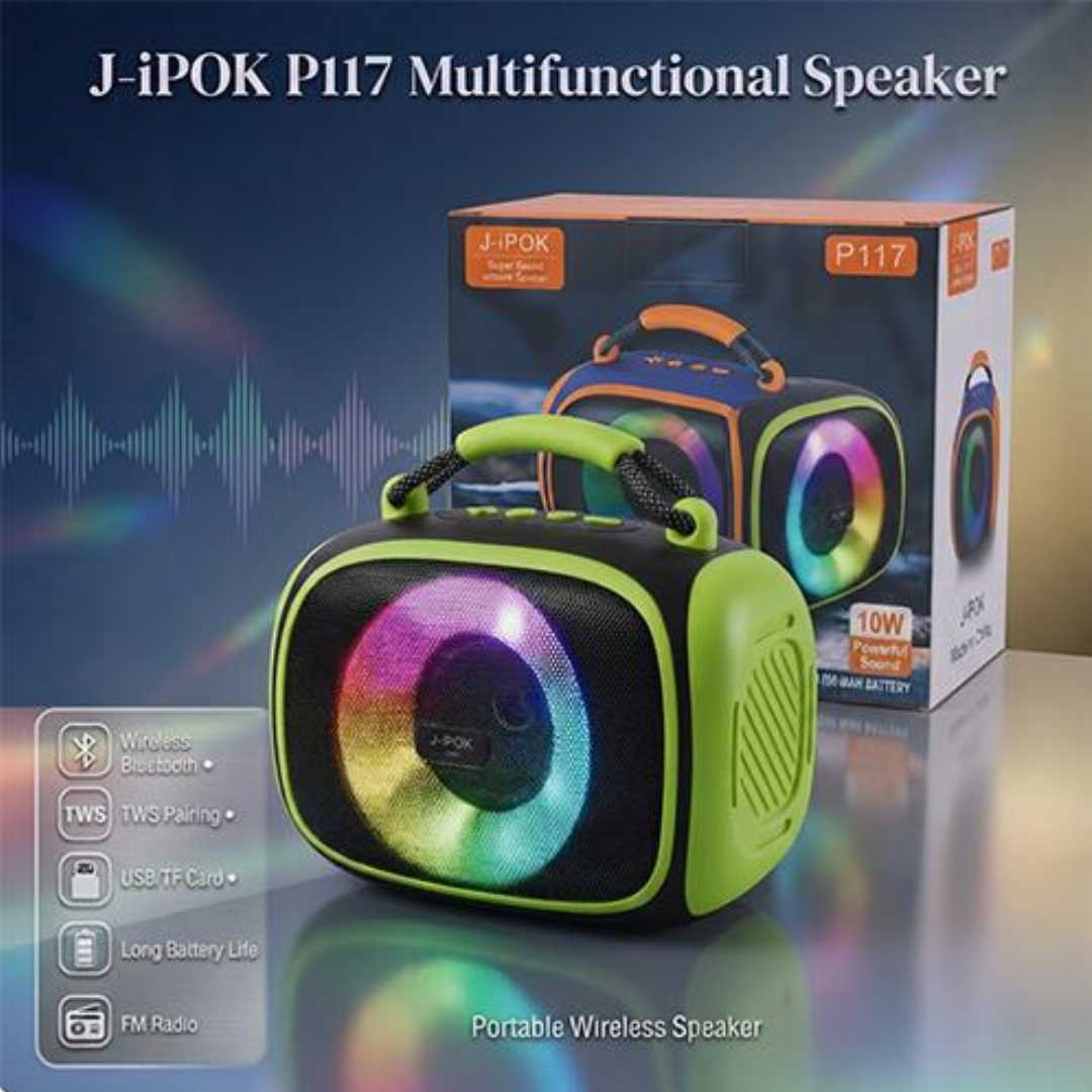 ​J-iPOK,P117,10W,Portable,Wireless,Bluetooth,Speaker